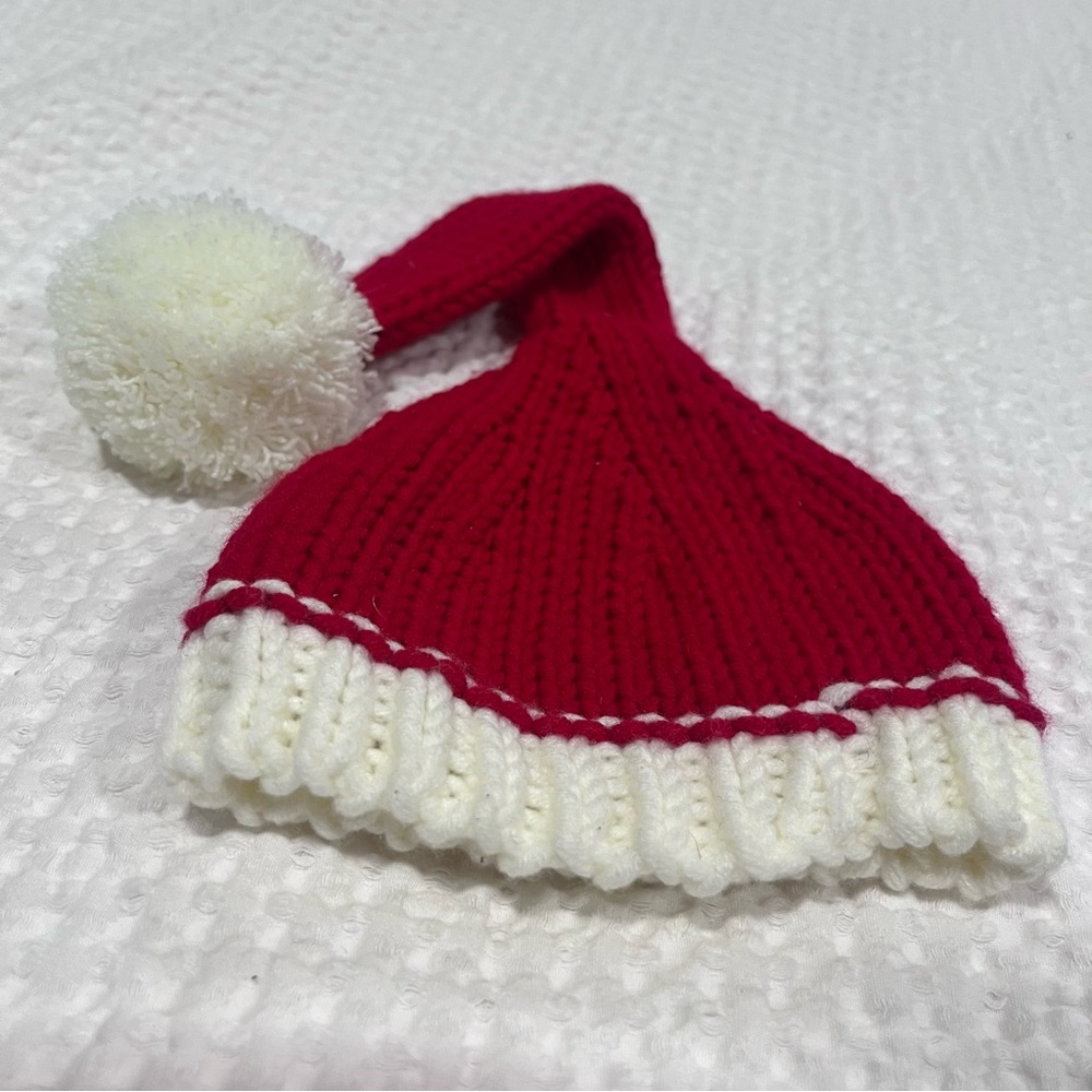 Red Christmas Hat for Newborn
